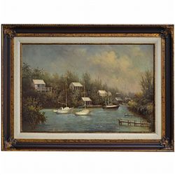 "NEW ENGLAND" - ORIGINAL OIL ON CANVAS
