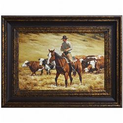 "ON THE PRAIRIE" - ORIGINAL OIL ON CANVAS