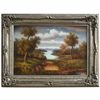 Image 1 : "RIVER" - ORIGINAL OIL ON CANVAS