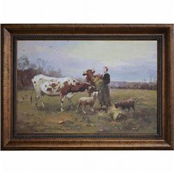 "FEEDING TIME" - ORIGINAL OIL ON CANVAS