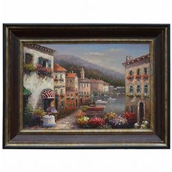 "MEDITERRANEAN" - ORIGINAL OIL ON CANVAS