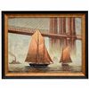 Image 1 : "SETTING SAIL" - ORIGINAL OIL ON CANVAS
