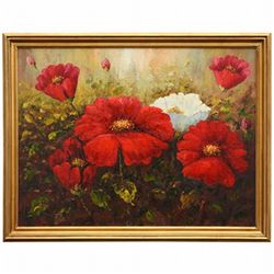 "GIANT POPPIES" - ORIGINAL OIL ON CANVAS
