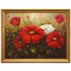 Image 1 : "GIANT POPPIES" - ORIGINAL OIL ON CANVAS