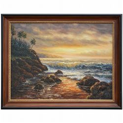 "ROLLING WAVES" - ORIGINAL OIL ON CANVAS