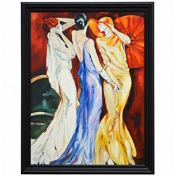 "MODERN WOMEN" - ORIGINAL OIL ON CANVAS
