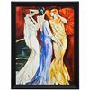 Image 1 : "MODERN WOMEN" - ORIGINAL OIL ON CANVAS