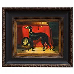 "GREYHOUND" - ORIGINAL OIL ON CANVAS