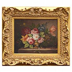 "FLORAL" - ORIGINAL OIL ON CANVAS