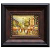Image 1 : "PARIS STREET" - ORIGINAL OIL ON CANVAS