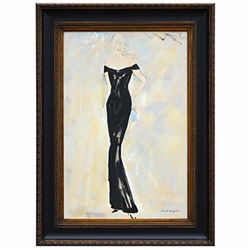 "CHIC IN BLACK" - ORIGINAL OIL ON CANVAS