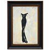 Image 1 : "CHIC IN BLACK" - ORIGINAL OIL ON CANVAS
