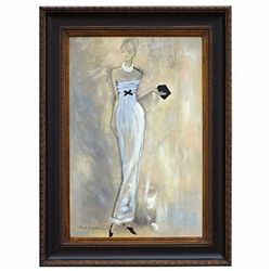 "CHIC IN WHITE" - ORIGINAL OIL ON CANVAS