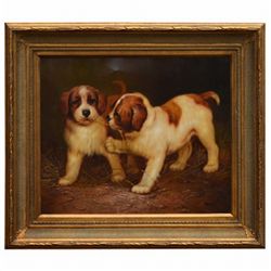 "PUPS" - ORIGINAL OIL ON CANVAS