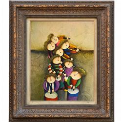 "THE BAND" - ORIGINAL OIL ON CANVAS