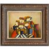 Image 1 : "QUINTET" - ORIGINAL OIL ON CANVAS