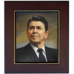"REAGAN" - ORIGINAL OIL ON CANVAS