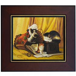 "KITTENS" - ORIGINAL OIL ON CANVAS