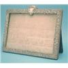 Image 1 : An Edwardian silver mounted rectangular easel correspondence case with glazed front, maker Willia...
