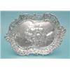 Image 1 : An Edwardian silver dressing table tray with pierced border and Reynolds Angel centre (12ozs) £10...