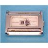 Image 1 : A gentlemans steel cased Dynasty wrist watch, the dial having hour and minute apertures £50-70...