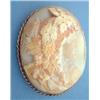 Image 1 : A Victorian oval shell cameo brooch carved with a bacchante, in a 9ct gold ropetwist frame £100-1...