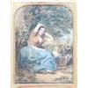 Image 1 : Attributed to James Jackson Curnock, watercolour, Maiden resting in a bower, 19ins x 14ins £250-3...
