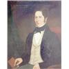 Image 1 : Victorian School, oil on canvas, Half length portrait of a gentleman holding a book, 30ins x 24in...