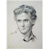 Image 1 : Henry Lamb (1883-1960) charcoal and chalk, portrait of a young man, signed, 13.5ins x 10ins £500-...