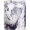 Image 1 : John Cristoforou (1921-) charcoal, Giraffe head, signed, 14.5ins x 10.5ins £100-150...