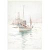 Image 1 : William Minshall Birchall (1884-) two watercolours, 'Early Morn' signed and dated 1929, 7ins x 5i...