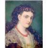 Philip Alexius de Laszlo de Lombos (1869-1937 British), oil on panel, bust portrait of a young wo...