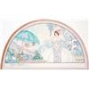 Image 1 : Stanley Woollett, watercolour, Cupids Market, signed, arched, 5.5ins x 9ins £80-120...