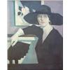 Image 1 : Scottish School, modern oil on canvas, portrait of a lady, 24ins. x 20ins. £250-350...