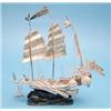 Image 1 : An Eastern white metal model of a junk £80-100...