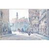 Image 1 : H.F.Choniclinak, watercolour, 'Old Warsaw' signed, 6.5ins x 10ins £350-450...