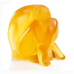 Lalique "Nude (Amber)" Sculpture