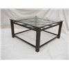 Image 1 : Southwest Style, Steel, Glass Top Coffee Table