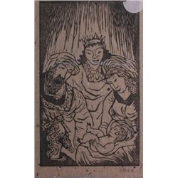 Edgar Britton, Woodblock