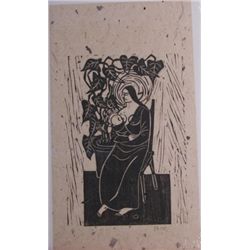 Edgar Britton, Woodcut,