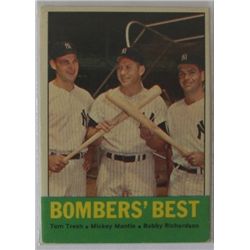Topps 1963 Bombers Best Tom Tresh Mickey Mantle
