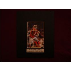 Chad Henne Autographed on the mat,