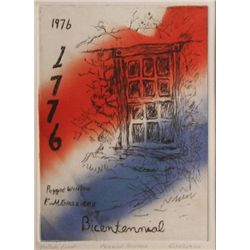 Florence Graziano, Etching,