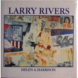 "Larry Rivers", first edition book signed