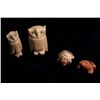 Image 1 : Four carvings of animals