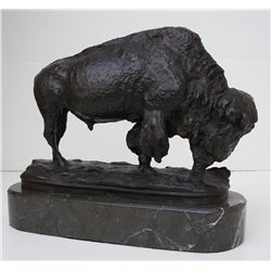 Henry Merwin Shrady (1871-1922) Buffalo Bronze,