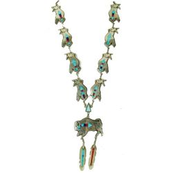 Zuni Inlay Necklace,