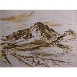 George Vander Sluis, Ink Drawing