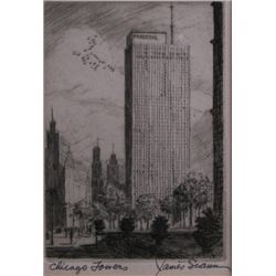 James Swann, Etching,