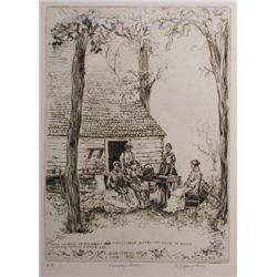 Florence Graziano, Etching